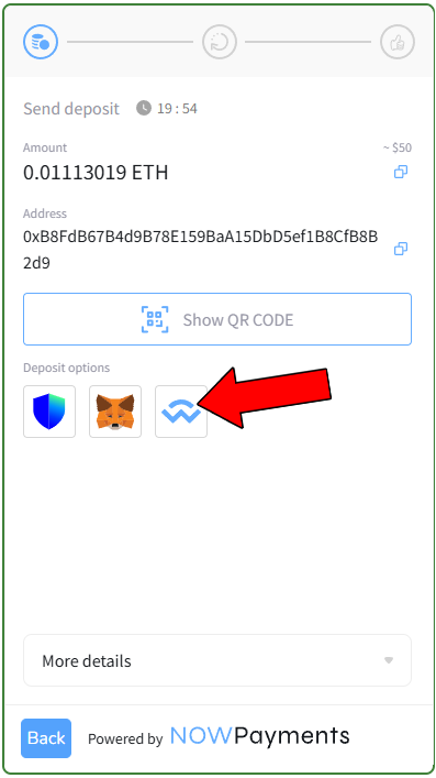 6. Or If Available Select Wallet.